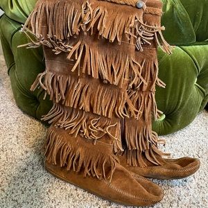 Minnetonka Fridge Knee High Boots